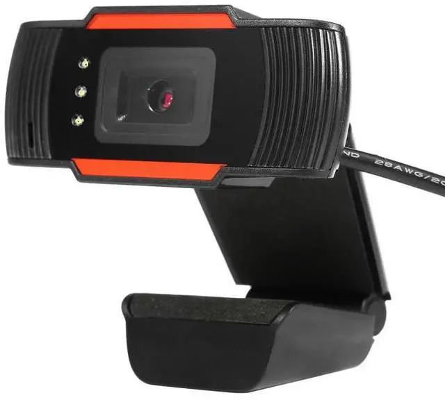 Main image of A870C3 480P Webcam USB Plug Computer Web Camera with Sound Absorption Microphone & 3 LEDs, Cable Length: 1.4m
