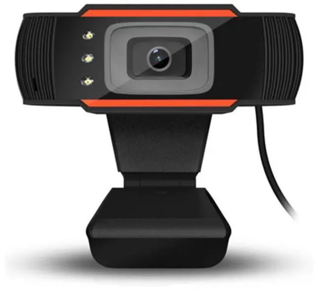 Alt view image 2 of 5 - A870C3 480P Webcam USB Plug Computer Web Camera with Sound Absorption Microphone & 3 LEDs, Cable Length: 1.4m