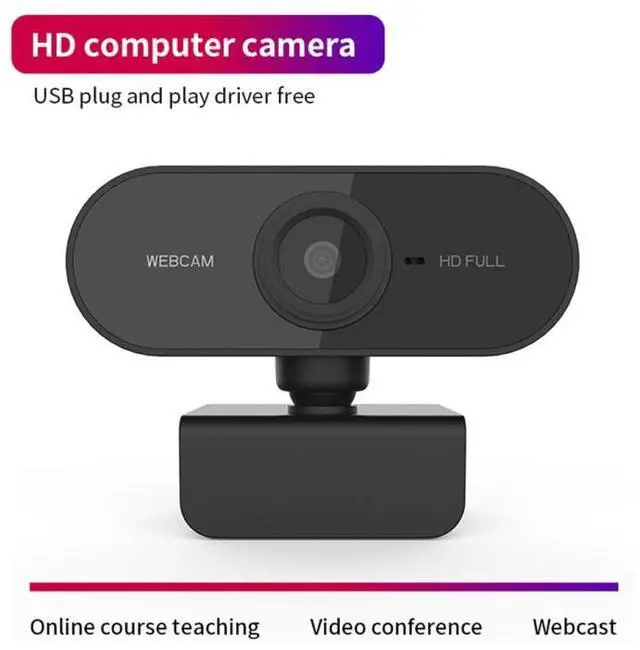 Alt view image 3 of 7 - HD-U01 1080P USB Camera WebCam with Microphone