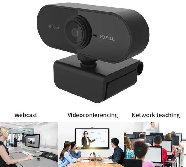 Alt view image 4 of 7 - HD-U01 1080P USB Camera WebCam with Microphone
