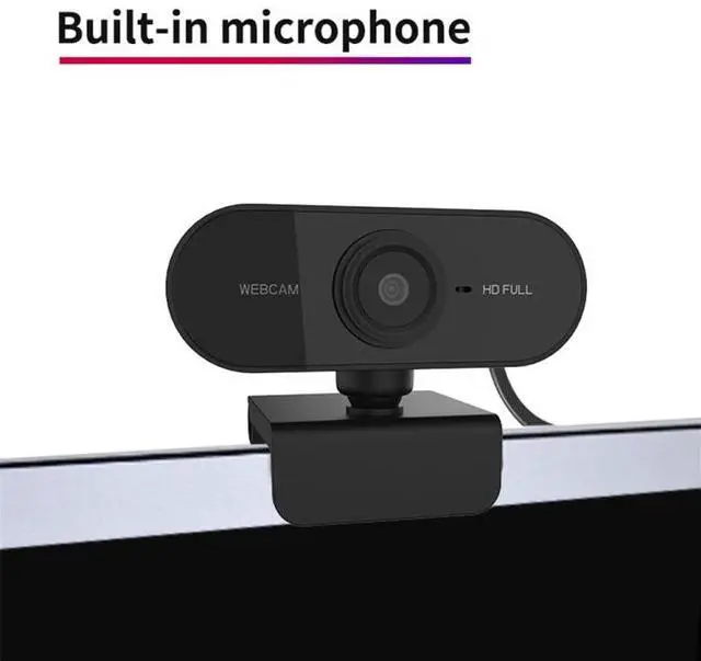 Alt view image 6 of 7 - HD-U01 1080P USB Camera WebCam with Microphone