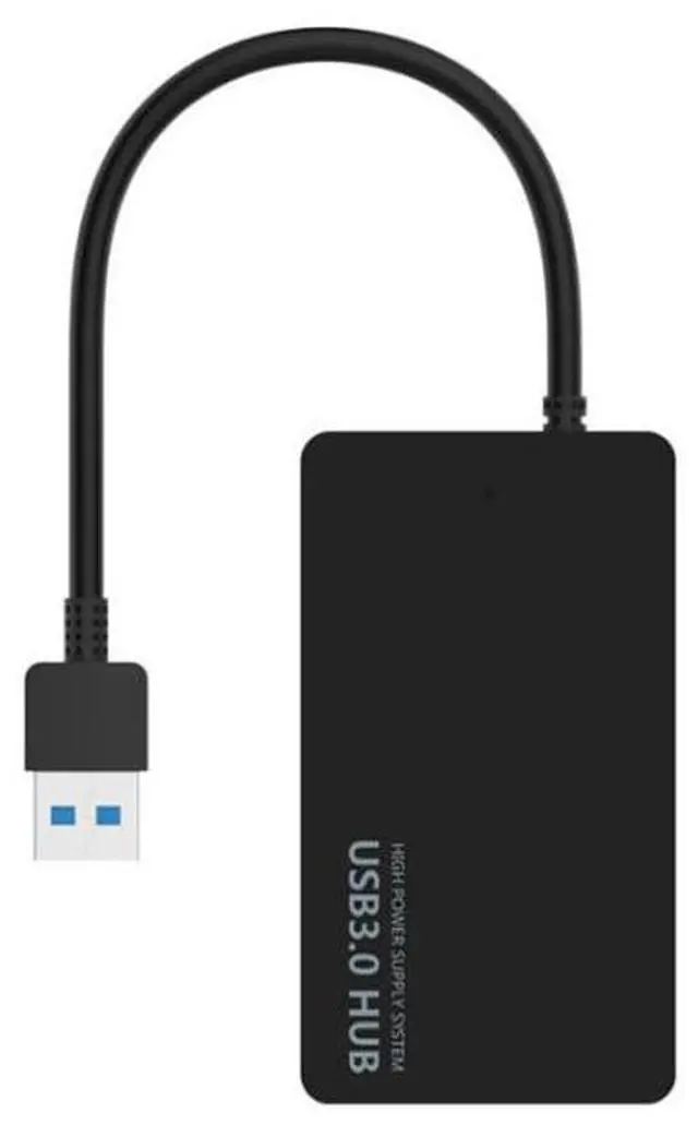 Alt view image 3 of 5 - KYTC47 4 Ports USB Adapter Cable High Speed ??USB Docking Station Multi-Interface HUB Converter, Colour: Black USB 3.0 Black USB 3.0
