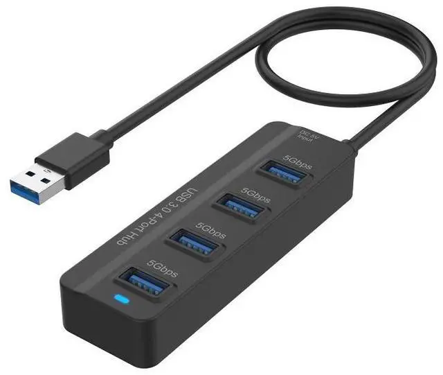 Alt view image 4 of 5 - Onten 5305 4 in 1 USB3.0 4-Ports HUB Docking Station 5305