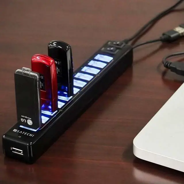 Alt view image 5 of 6 - 12-Port USB 2.0 HUBSuitable for Notebook / Netbook(White)