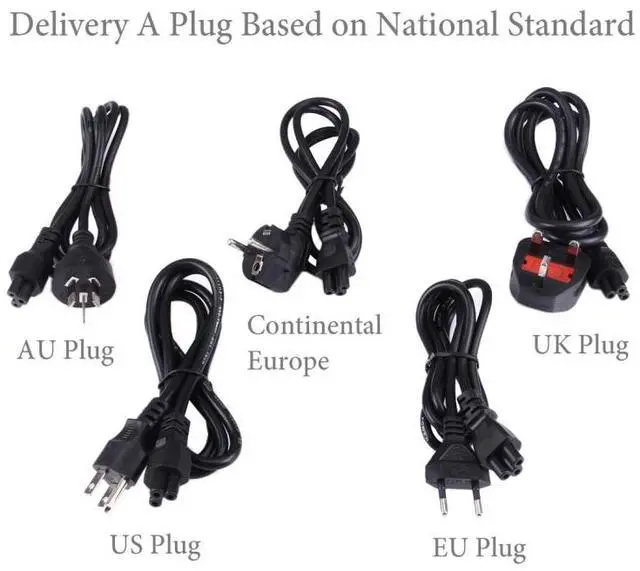 Alt view image 6 of 6 - 19V 3.42A AC Power Adapter for Toshiba Notebook, Output Tips: 5.5 x 2.5mm(Black)