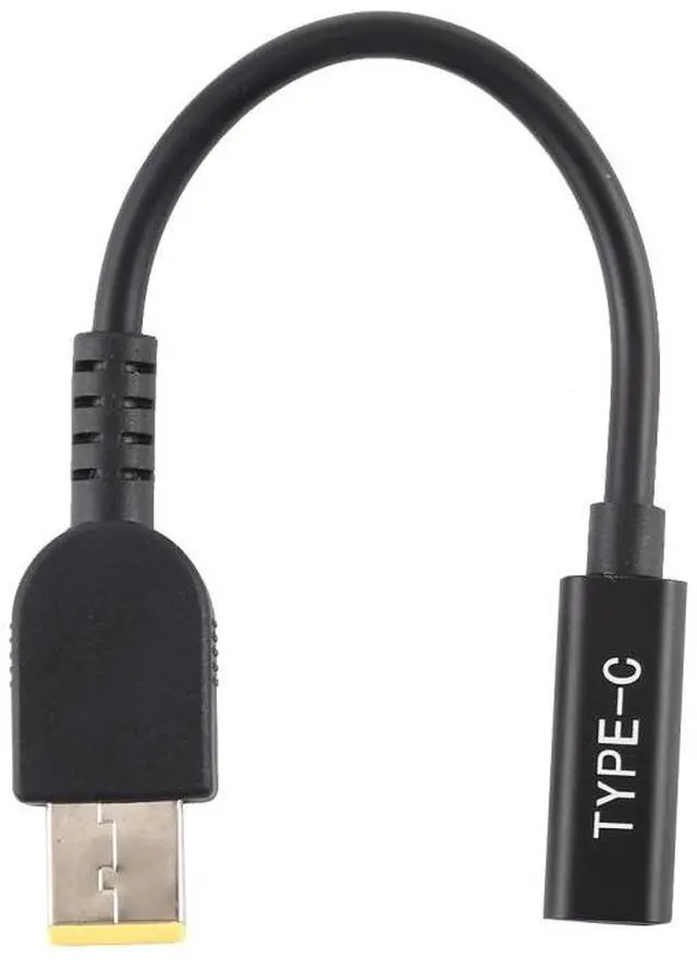 Alt view image 4 of 4 - USB-C / Type-C to Big Square USB Port Power Adapter Charger Cable For Thinkpad / ThinkBook / Xiaoxin