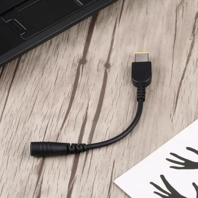 Alt view image 4 of 4 - 5.5mm x 2.5mm to Big Square USB Power Converter Cable for Thinkpad/ThinkBook/Xiaoxin