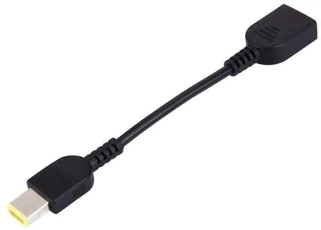 Alt view image 2 of 4 - Big Square Female to Big Square USB (First Generation) Male Interfaces Power Adapter Cable for Thinkpad/ThinkBook/Xiaoxin, Length: 10cm
