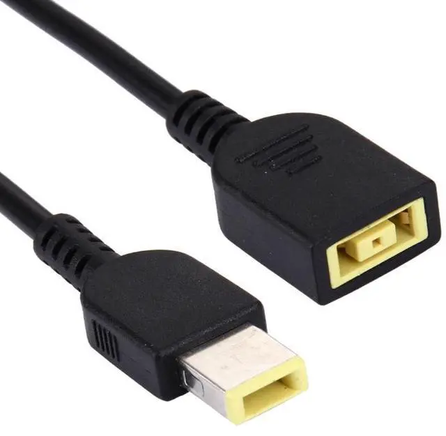 Alt view image 4 of 4 - Big Square Female to Big Square USB (First Generation) Male Interfaces Power Adapter Cable for Thinkpad/ThinkBook/Xiaoxin, Length: 10cm
