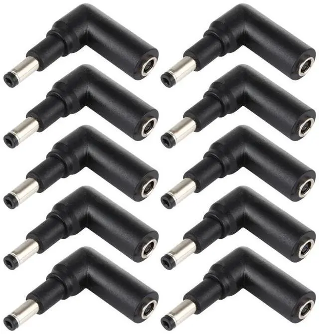 Main image of 10 PCS 4.5 x 3.0mm Female to 4.8 x 1.7mm Male Plug Elbow Adapter Connector