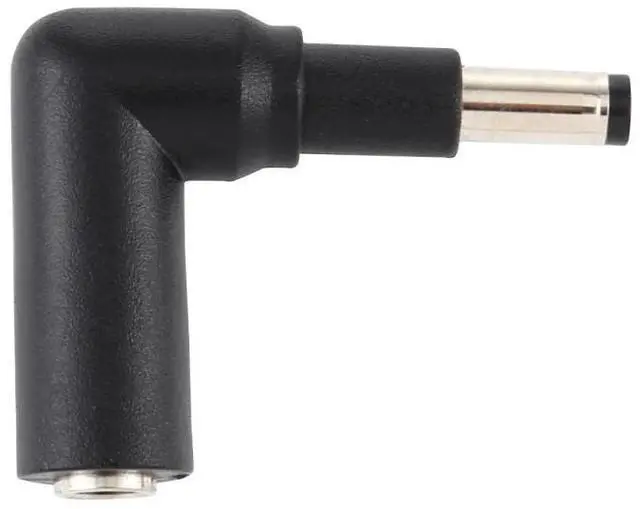 Alt view image 2 of 5 - 10 PCS 4.5 x 3.0mm Female to 4.8 x 1.7mm Male Plug Elbow Adapter Connector