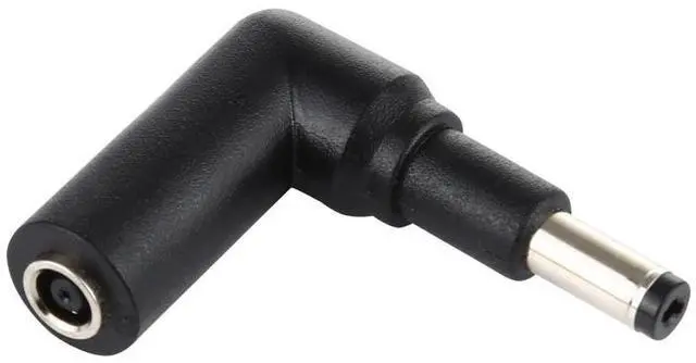 Alt view image 3 of 5 - 10 PCS 4.5 x 3.0mm Female to 4.8 x 1.7mm Male Plug Elbow Adapter Connector