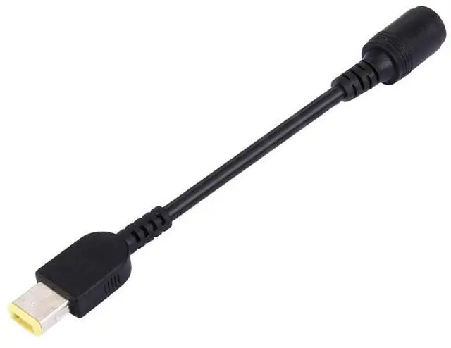 Alt view image 2 of 5 - Big Square Male (First Generation) to 7.9 x 5.5mm Female Interfaces Power Adapter Cable for Laptop Notebook, Length: 10cm