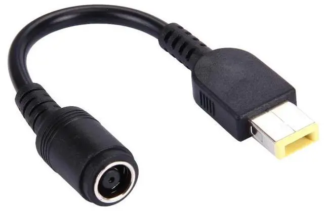 Main image of Big Square Male (First Generation) to 7.9 x 5.5mm Female Interfaces Power Adapter Cable for Laptop Notebook, Length: 10cm