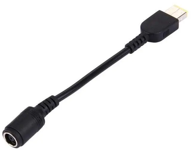 Alt view image 3 of 5 - Big Square Male (First Generation) to 7.9 x 5.5mm Female Interfaces Power Adapter Cable for Laptop Notebook, Length: 10cm