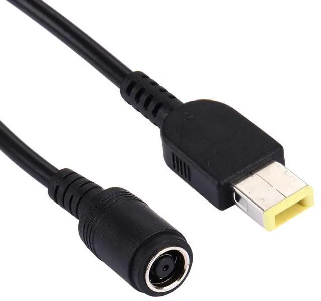 Alt view image 4 of 5 - Big Square Male (First Generation) to 7.9 x 5.5mm Female Interfaces Power Adapter Cable for Laptop Notebook, Length: 10cm