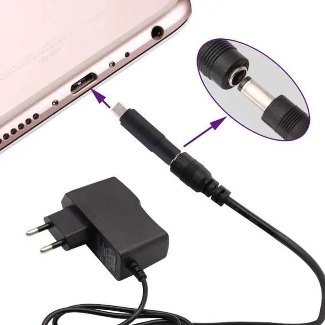 Alt view image 5 of 6 - 10 PCS 4.0 x 1.7mm to Micro USB DC Power Plug Connector