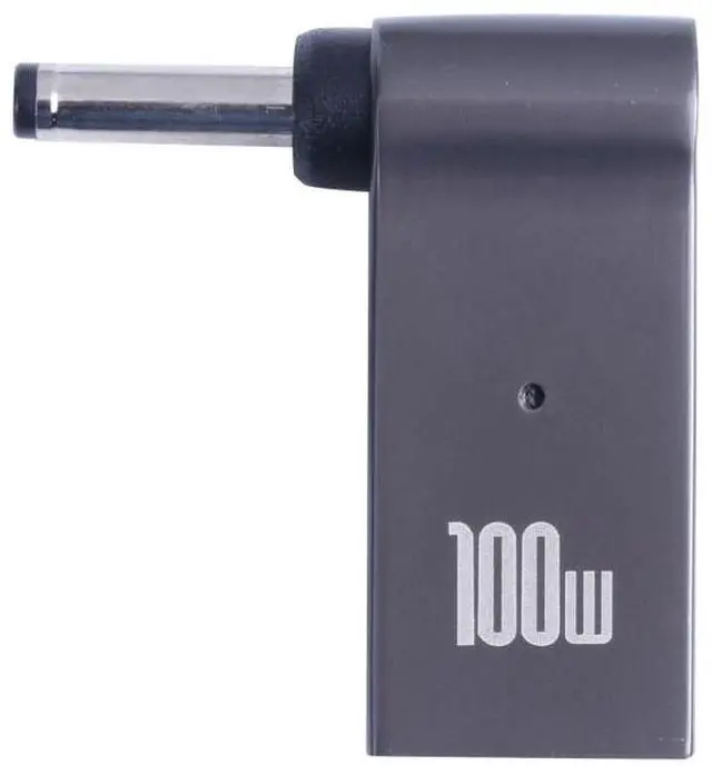 Alt view image 2 of 5 - 100W USB-C / Type-C Female to DC 3.5x1.35mm Male Computer Charging Adapter