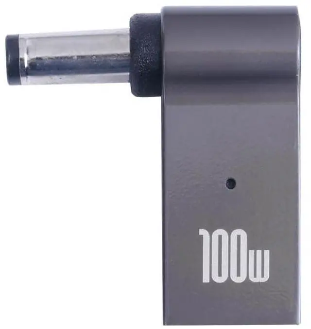 Alt view image 2 of 5 - 100W USB-C / Type-C Female to DC 5.5 x 2.1mm Male Computer Charging Adapter