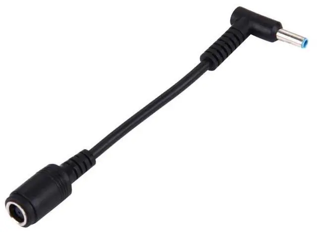 Alt view image 2 of 5 - 4.5 x 3.0mm Bent Male to 7.4 x 5.0mm Female Interfaces Power Adapter Cable for Laptop Notebook, Length: 10cm