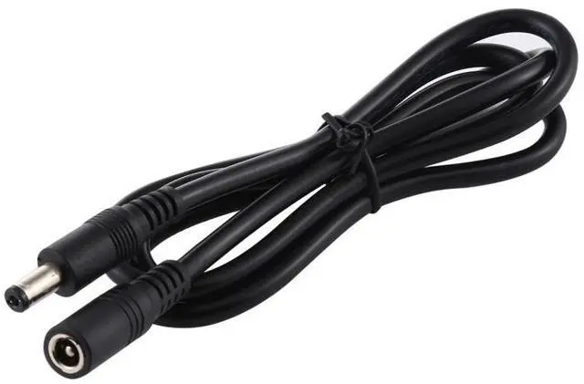 Alt view image 4 of 7 - 8A 5.5 x 2.1mm Female to Male DC Power Extension Cable, Length:3m 3m (Black)