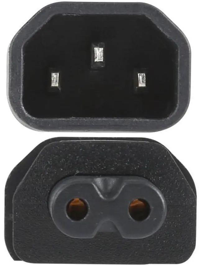 Alt view image 4 of 5 - C7 to C14 AC Power Plug Adapter Converter Socket