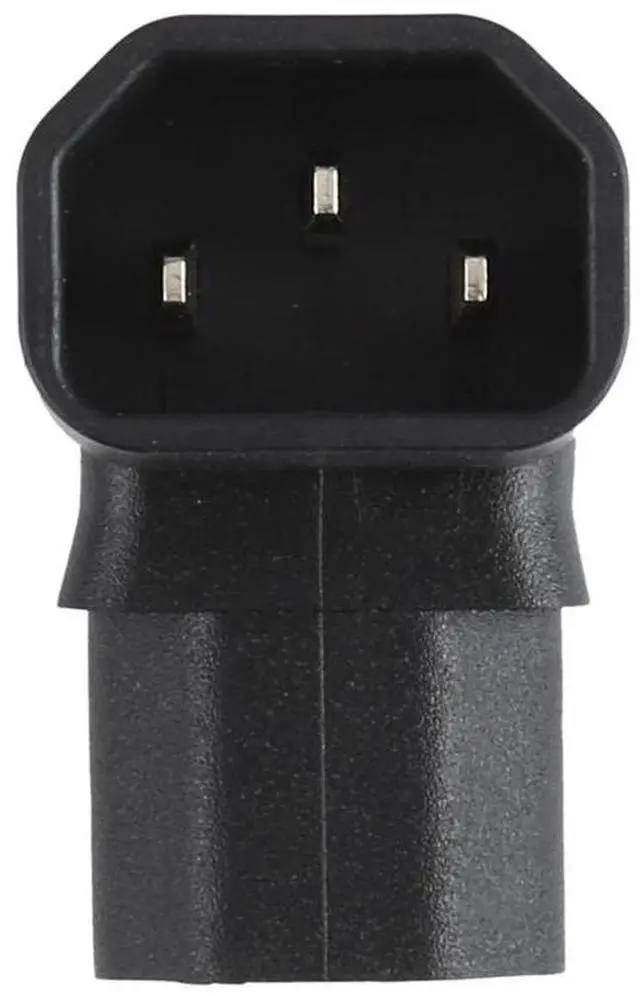 Alt view image 4 of 6 - C13 to C14 Elbow AC Power Plug Adapter Converter Socket