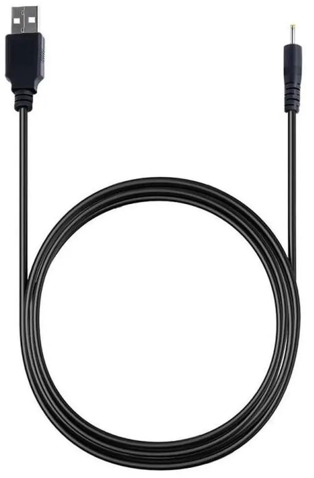 Alt view image 2 of 5 - USB Male to DC 2.5 x 0.7mm Power Cable, Length: 1.2m(Black)