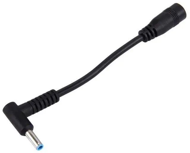 Alt view image 3 of 5 - 4.5 x 3.0mm Bent Male to 5.5 x 2.1mm Female Interfaces Power Adapter Cable for Laptop Notebook, Length: 10cm