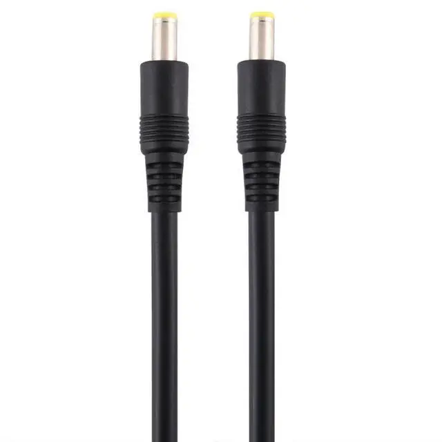 Alt view image 2 of 6 - DC Power Plug 5.5 x 2.5mm Male to Male Adapter Connector Cable, Cable Length:1.5m 1.5m (Black)