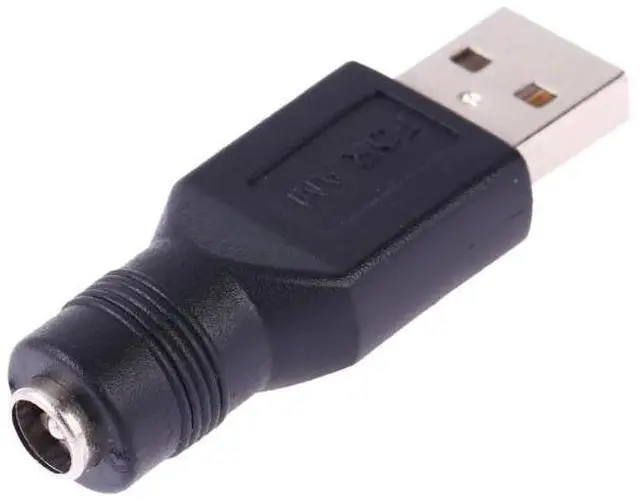 Alt view image 3 of 6 - USB Male to 5.5 x 2.1mm Female Plug Adapter Connector