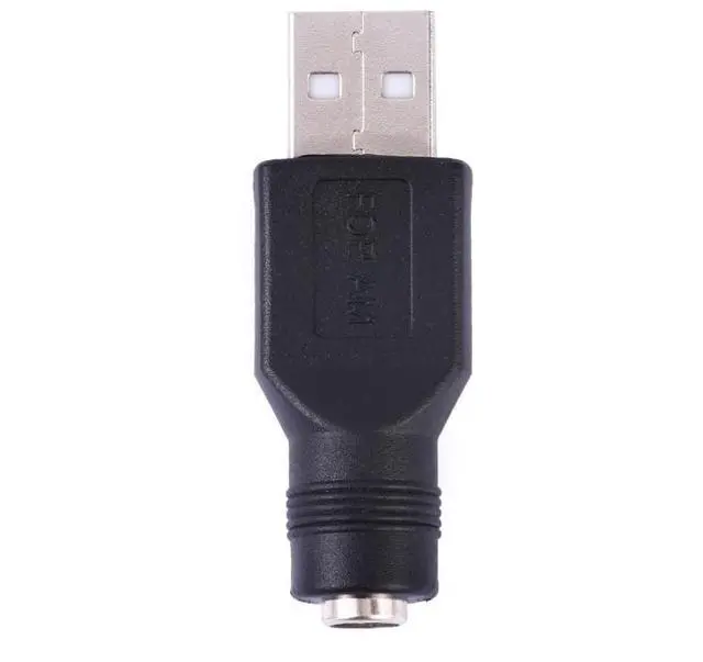 Alt view image 4 of 6 - USB Male to 5.5 x 2.1mm Female Plug Adapter Connector