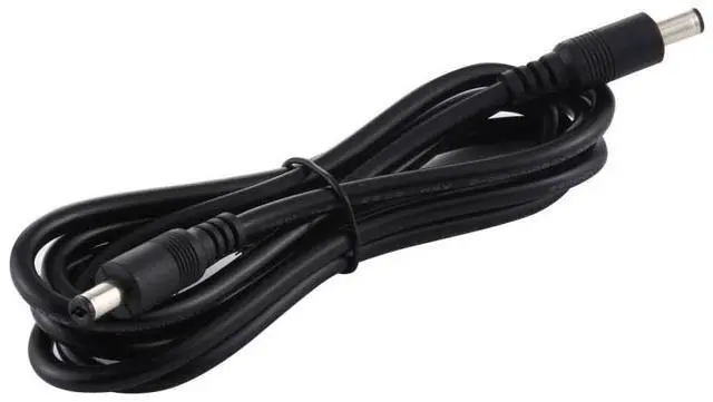 Alt view image 4 of 6 - 8A DC Power Plug 5.5 x 2.1mm Male to Male Adapter Connector Cable, Length:1.5m 1.5m (Black)