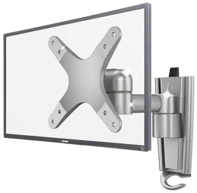 Main image of Gibbon Mounts L03 Computer Monitor Wall Mount Bracket Aluminum Alloy Quick Release TV Bracket (Silver Gray)