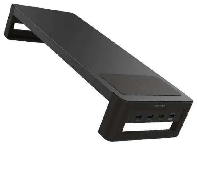 Alt view image 3 of 7 - Vaydeer Computer Monitor Increased Desktop Screen Desktop Storage Base Simple Configuration