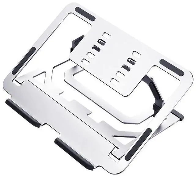 Main image of LH-T610 Aluminum Alloy Laptop Bracket Folding Lifting Desktop Cooling Bracket(Elegant Silver)