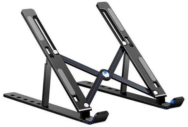 Main image of Aluminum Alloy Couch Notebook Mount Sofa Foldable Laptop Stand(Black)