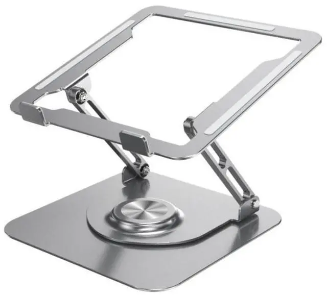 Main image of D147 Foldable 360 Degree Rotating Laptop Lifting Bracket Aluminum Alloy Notebook Desktop Stand(Silver)