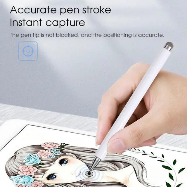 Alt view image 6 of 7 - Universal Silicone Disc Nib Capacitive Stylus Pen