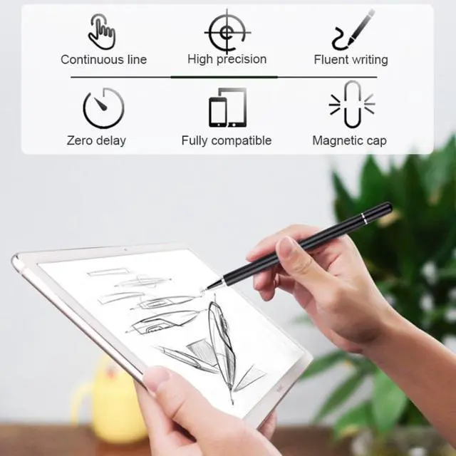 Alt view image 5 of 7 - Removable Refill Capacitive Touch Screen Stylus Pen for Xiaoxin Pad / Pad Pro (Black)