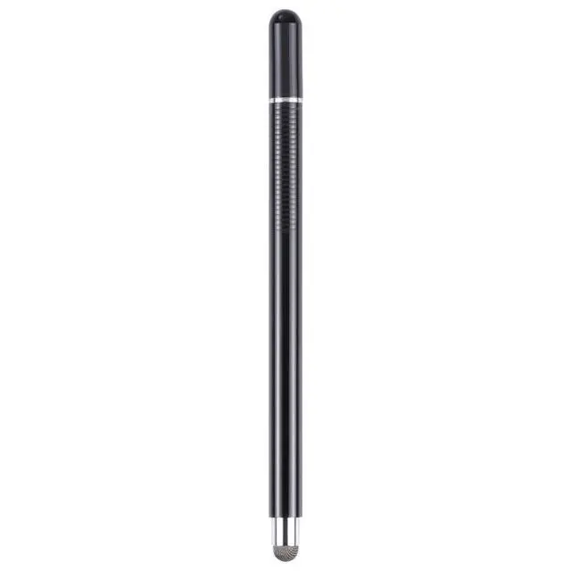 Alt view image 2 of 7 - 361 2 in 1 Universal Silicone Disc Nib Stylus Pen with Mobile Phone Writing Pen & Magnetic Cap (White)