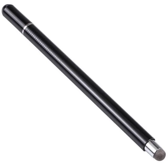 Alt view image 3 of 7 - 361 2 in 1 Universal Silicone Disc Nib Stylus Pen with Mobile Phone Writing Pen & Magnetic Cap (White)