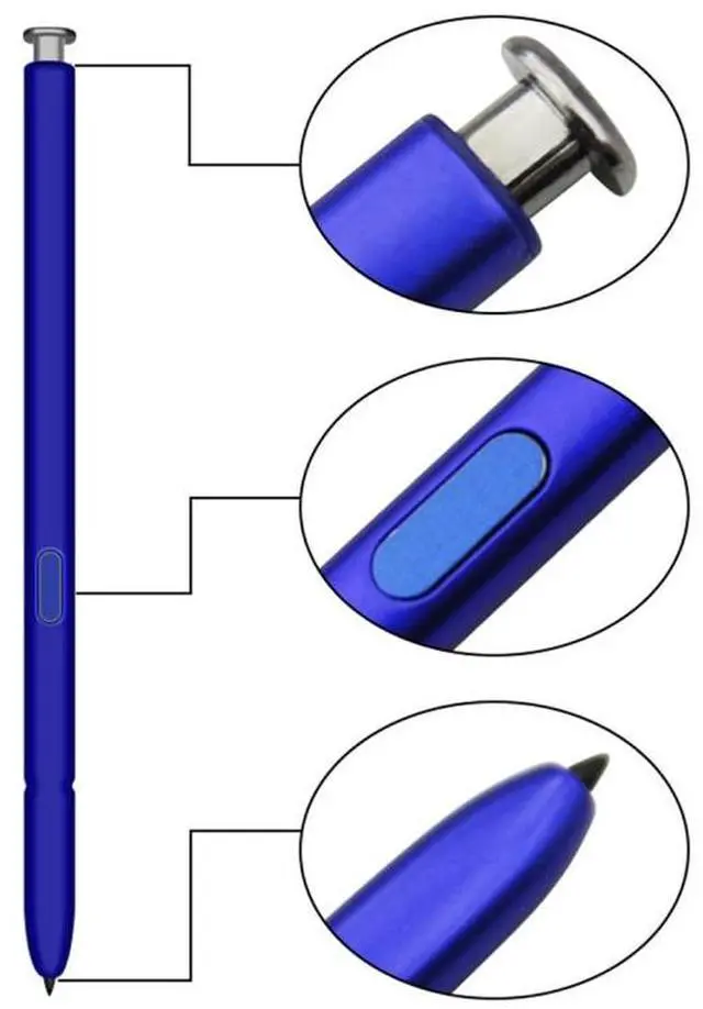 Alt view image 6 of 7 - Capacitive Touch Screen Stylus Pen for Galaxy Note20 / 20 Ultra / Note 10 / Note 10 Plus (Black)