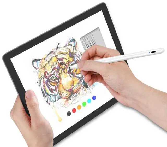 Main image of 1.4-2.3mm Magnetic Design Superfine Nib Prevent Accidental Touch Handwritten Capacitive Screen Stylus Pen(White)