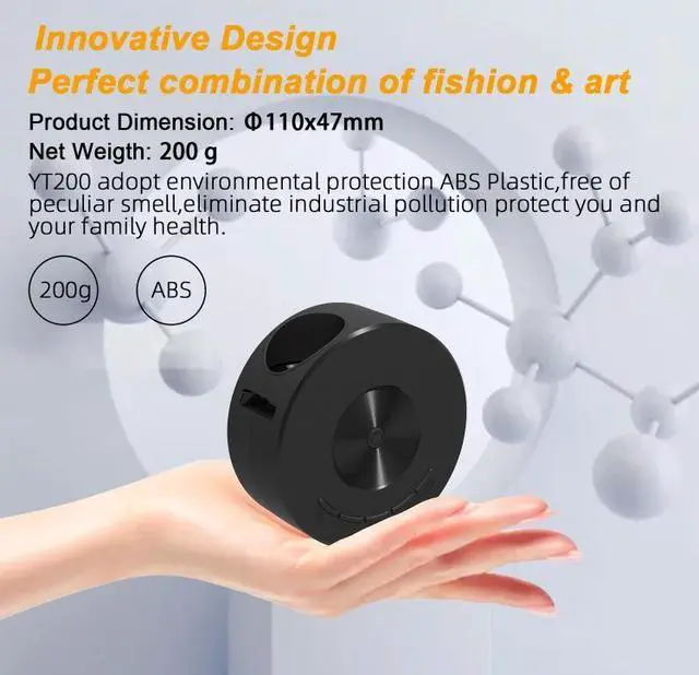 Alt view image 3 of 7 - YT200 320 X 180P LED HD Mini Projector USB Powered Support Wired Connection Phone Screen (Black)