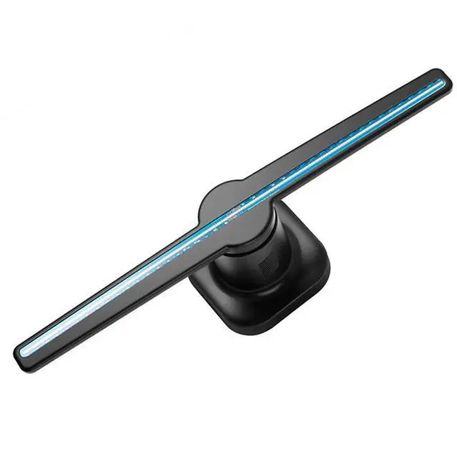 Alt view image 2 of 7 - 42cm Diameter 450 x 224 Pixels Resolution 3D Advertisement Player Machine , 224 LEDs Hologram Holographic Display Fan with Remote Control, Support 4GB Micro SD Card, AC 100-240V