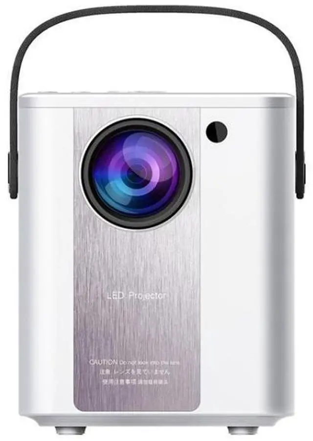 Alt view image 2 of 7 - C500 Portable Mini LED Home HD Projector, Style:Basic Version Basic Version (Black) (Black)