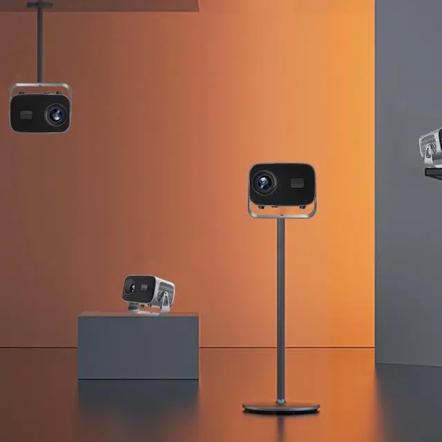 Alt view image 2 of 7 - A10 4K Smart Android Portable Projector AU Plug