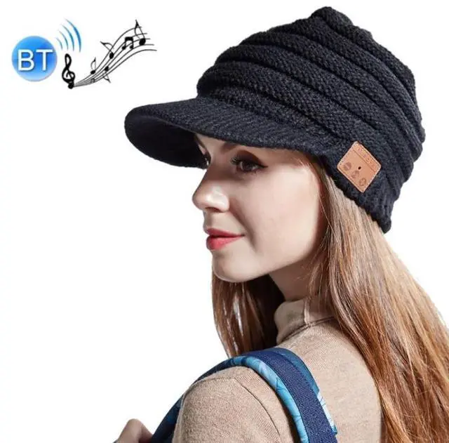 Main image of YZ Binaural Call Music Bluetooth Cap Winter Warm Wireless Headset Cap