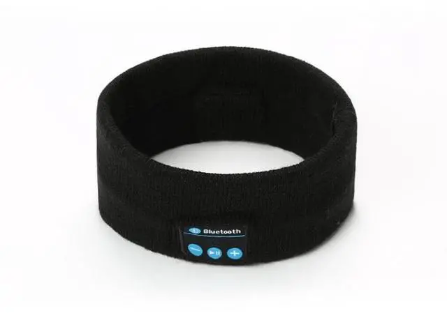Alt view image 2 of 7 - My-Call Bluetooth V5.0 Headsfree Sport Headband Music Headwear for iPhone 6 & 6s / iPhone 5 & 5S / iPhone 4 & 4S and Other Bluetooth Devices (Black)